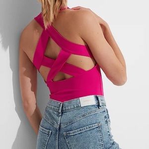 Body Contour Matte Strappy Back Bodysuit